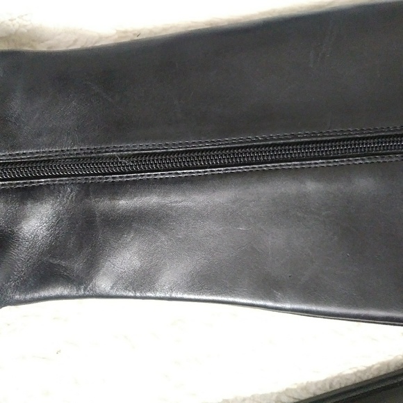 Exchange By Charles David Black Leather Boots 7M - Picture 4 of 8